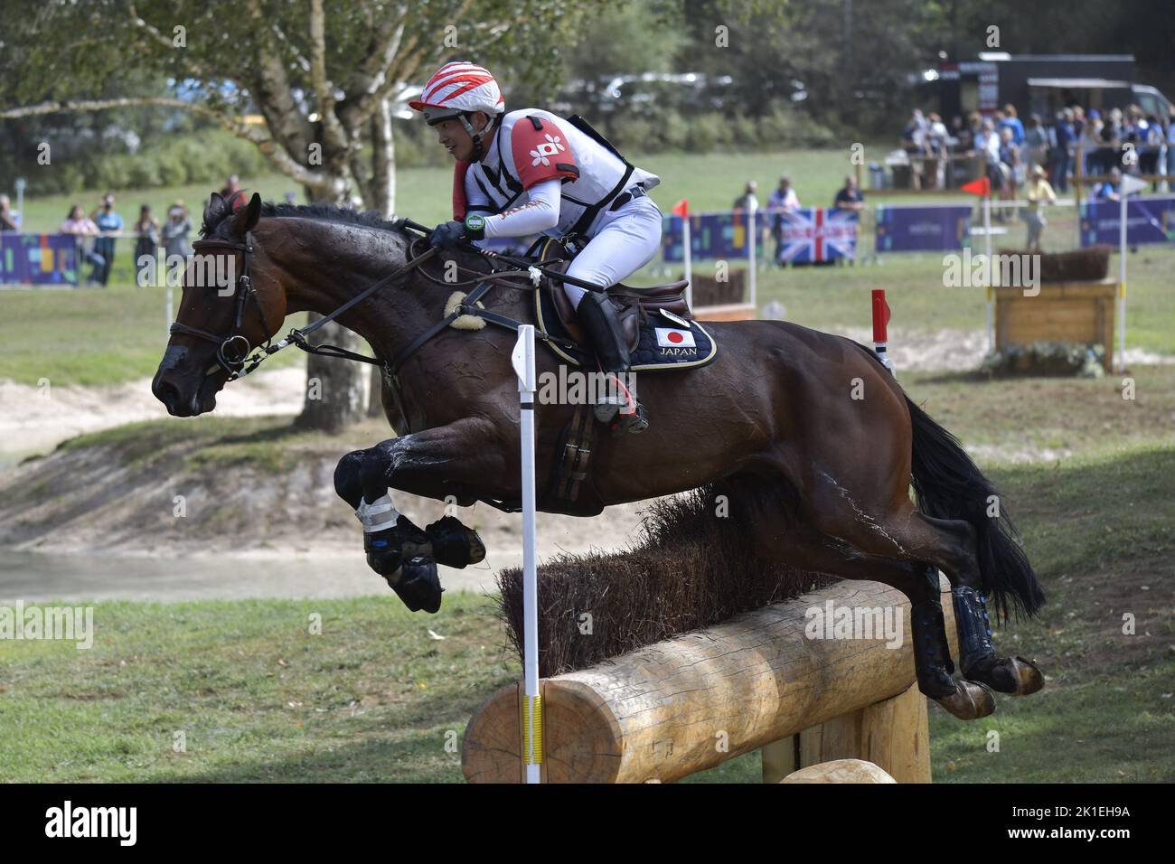 Toshiyuki Tanaka (JPN) riding Swiper JRA during the crosscountry