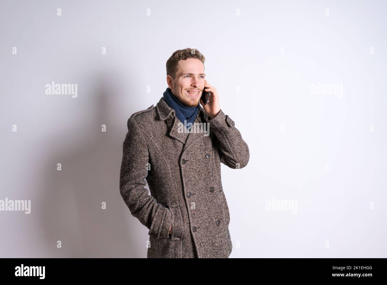 Beige overcoat coat hi-res stock photography and images - Alamy
