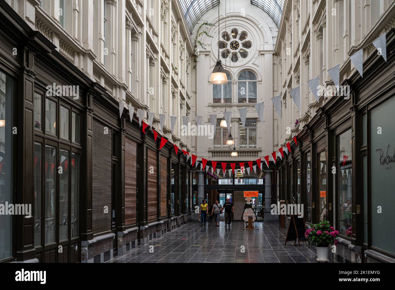 Charleroi, Wallon Region, Belgium 08 01 2022 The art nouveau