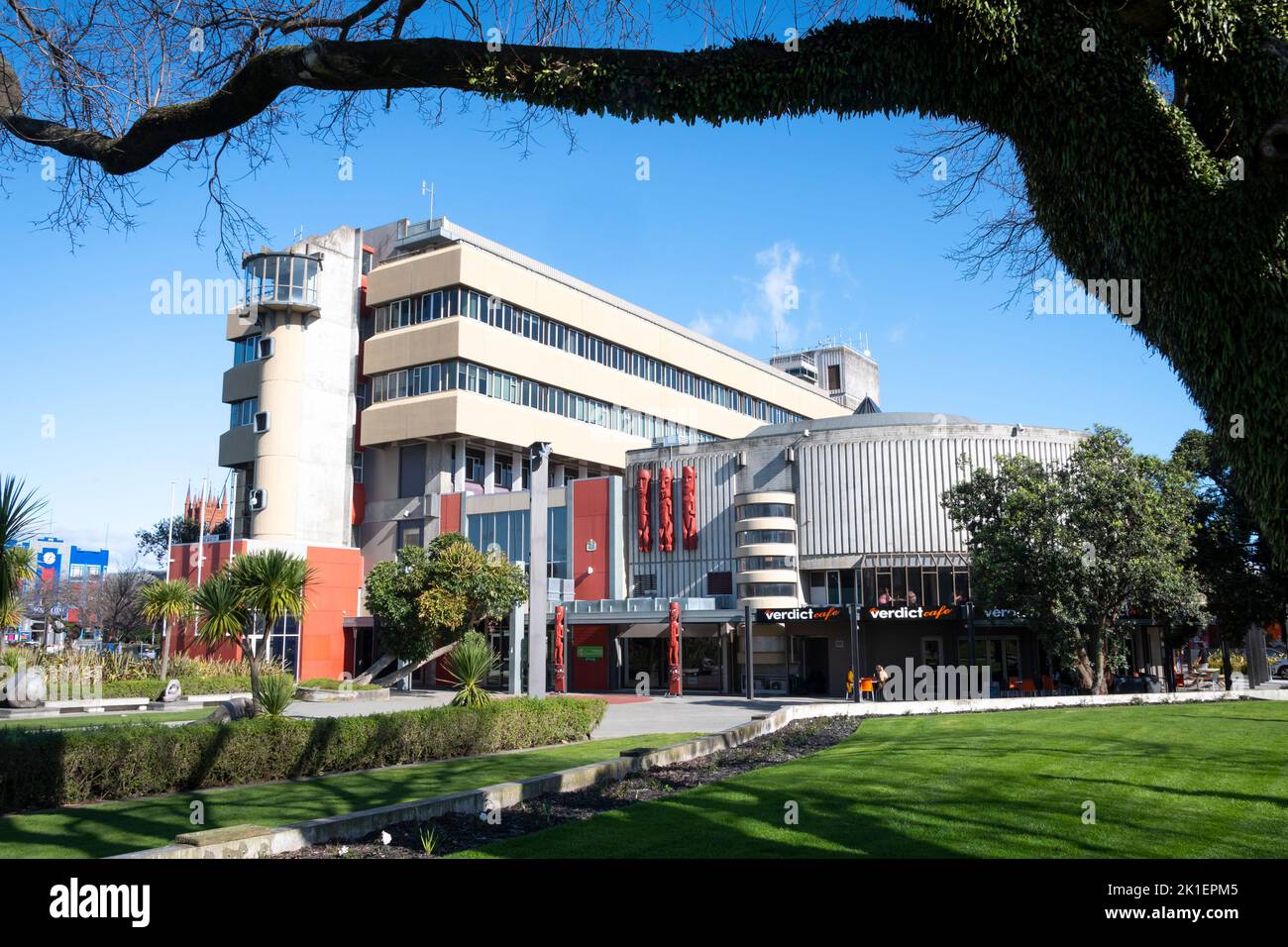 City Council office building, Palmerston North, Manawatu, New Zealand Stock Photo