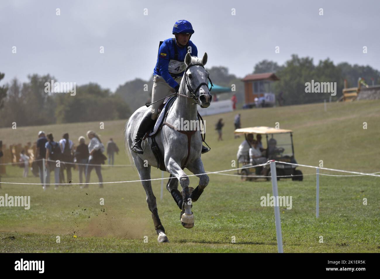 Nicolas Wettstein (ECu) riding Meyer's Happu during the crosscountry