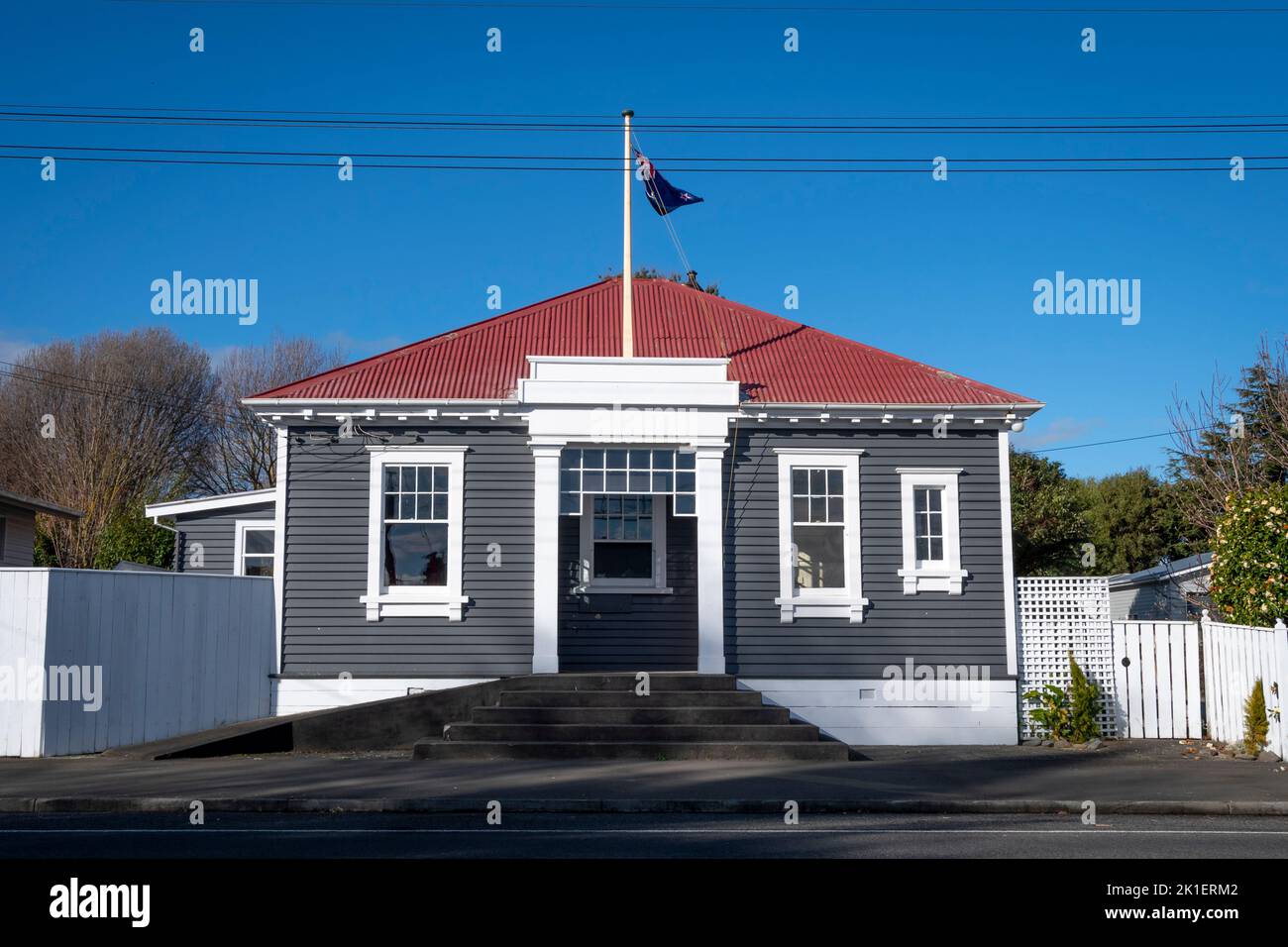 Bank of New Zealand Kimbolton, Manawatu, North Island, New Zealand Stock Photo