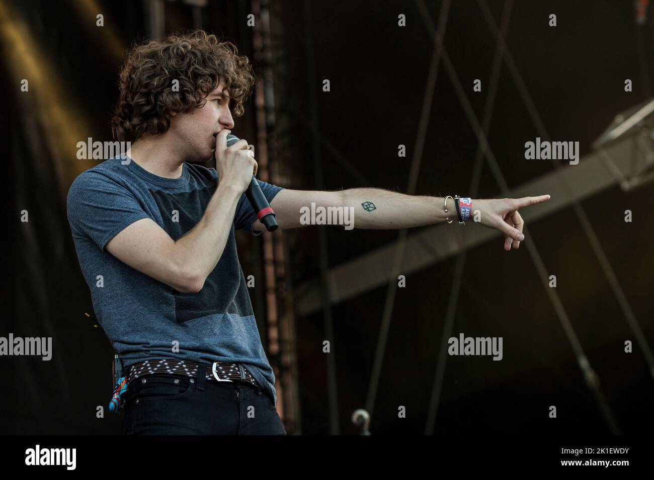 THE KOOKS SZIGET Festivall, Budapest, HUNGARY , 17/08/2014 Florent 'MrCrash' B. Stock Photo