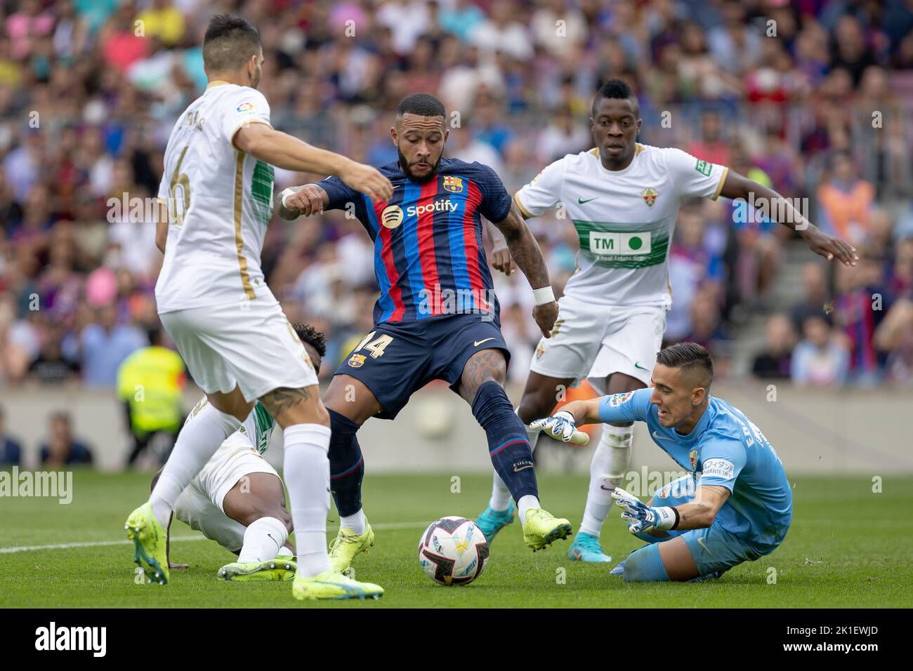 Memphis Depay (FC Barcelona, #14 Stock Photo - Alamy