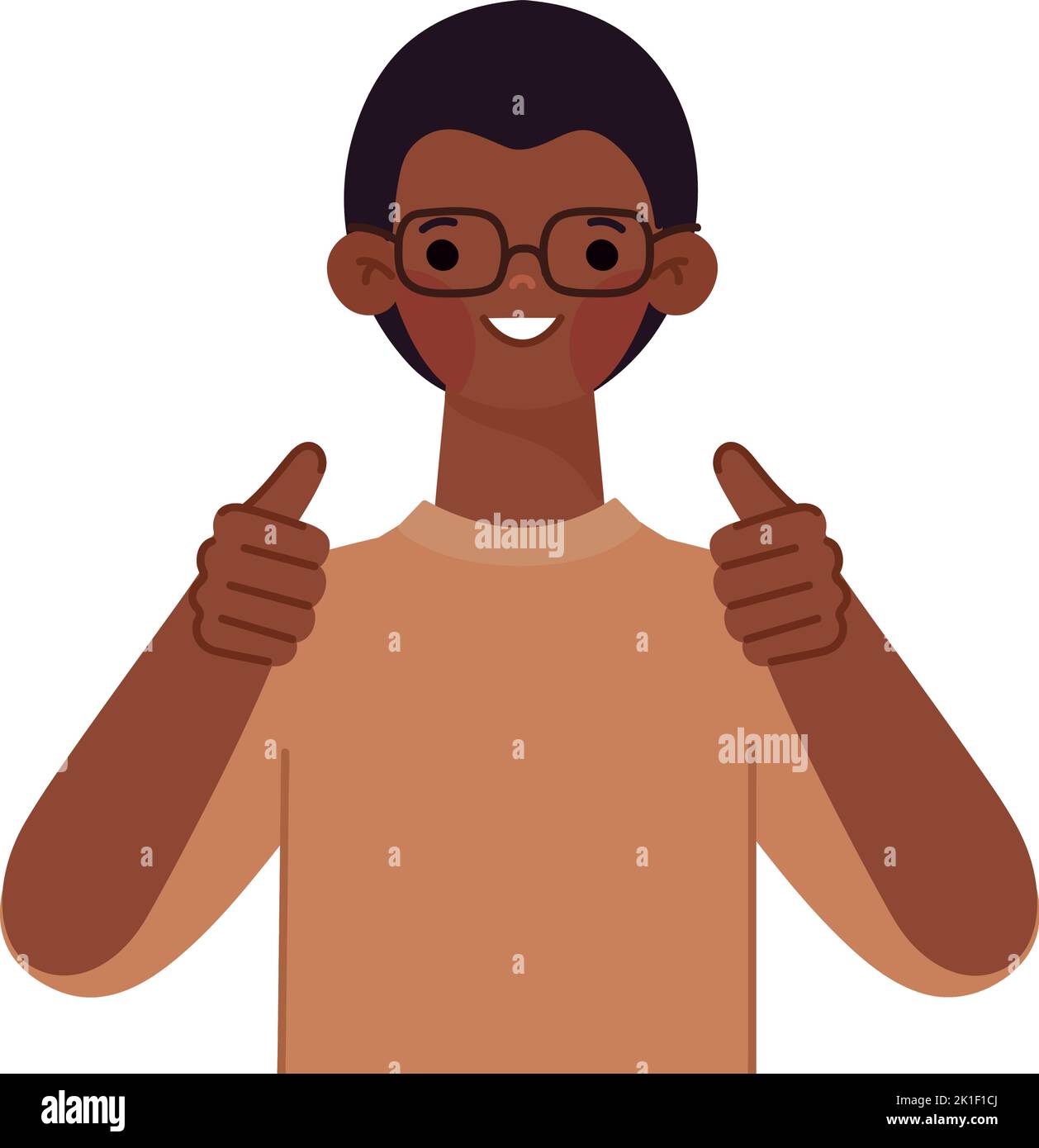 happy boy illustration Stock Vector Image & Art - Alamy