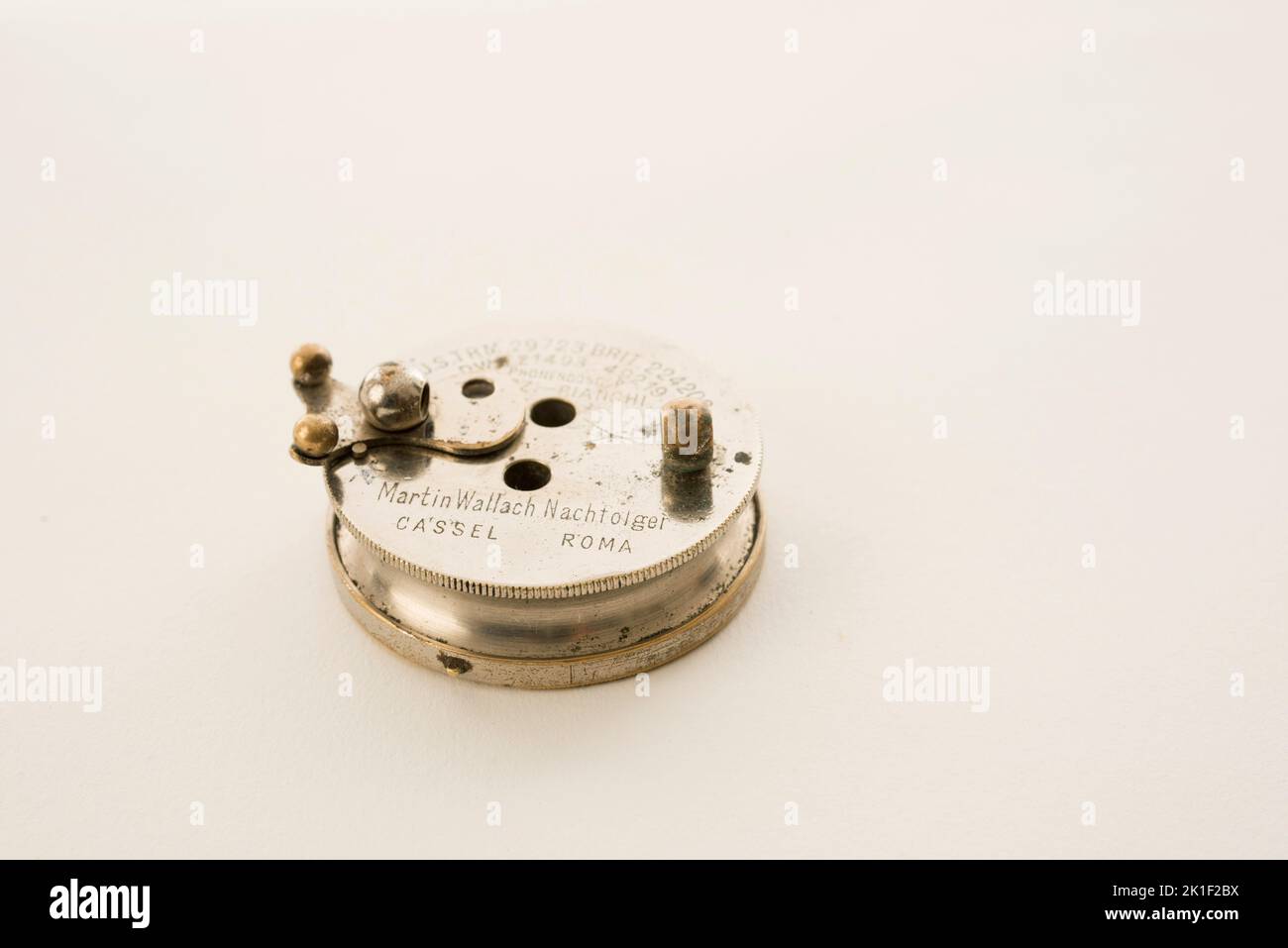 Vintage Medical stethoscope or phonendoscope on white background Stock