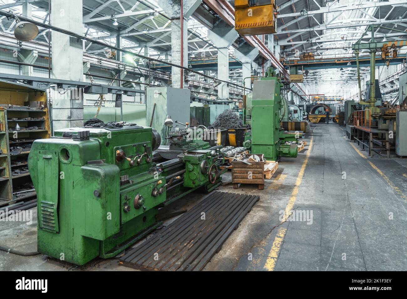Interior of metalworking Modern industrial metal