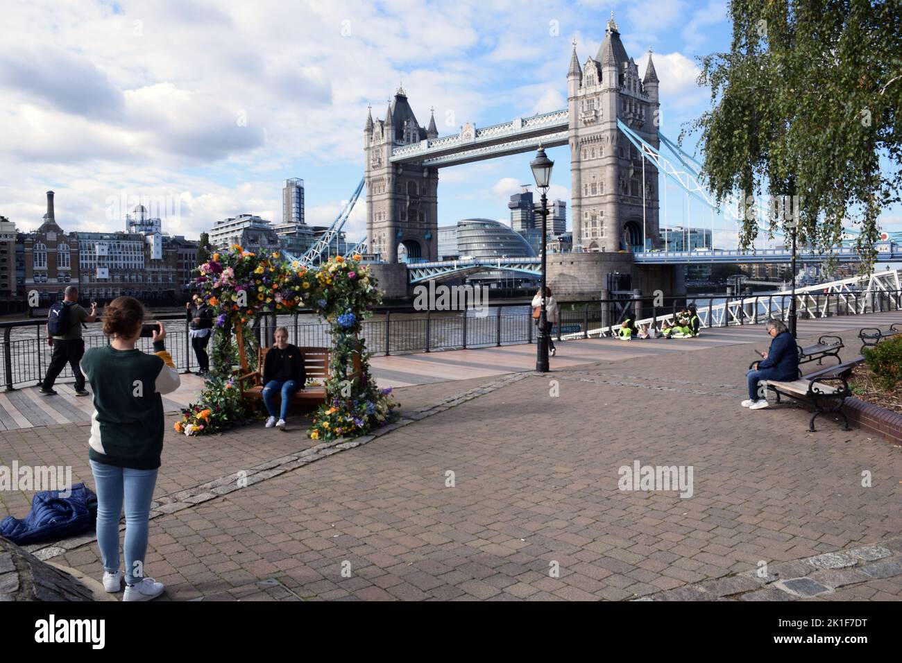 Tower Bridge, London UK Sep 2022 Stock Photo