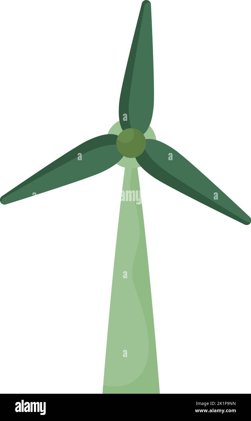 green wind turbine Stock Vector Image & Art - Alamy