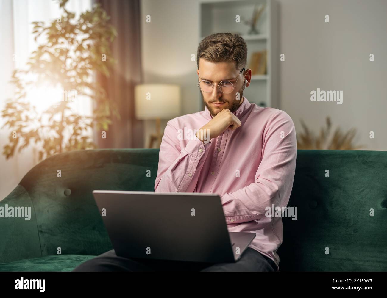 Work from home Stock Photo