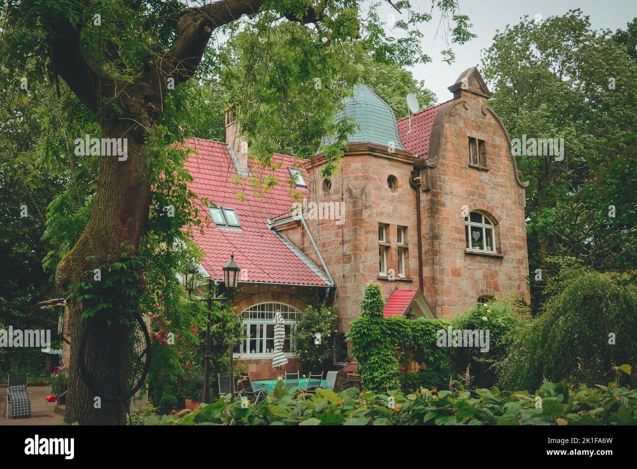 Historical architecture in the lock park Waltrop Stock Photo Alamy