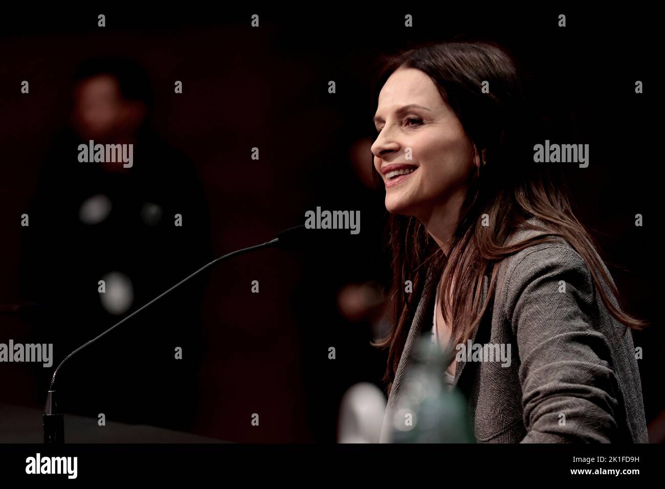 San Sebastian, Basque Country, Spain; 18.09.2022.- San Sebastian International Film Festival in its 70th edition. DONOSTIA AWARD to JULIETTE BINOCHE at a Press Conference prior to the delivery of her award Photo: Juan Carlos Rojas Stock Photo