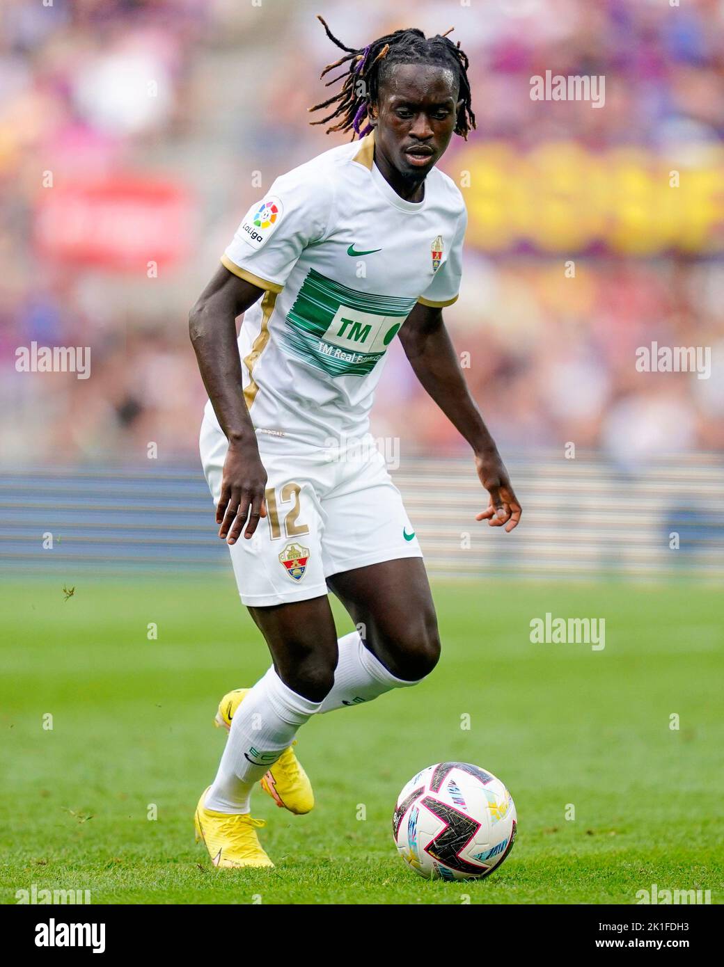 Domingos Quina of Elche CF during the La Liga match between FC 