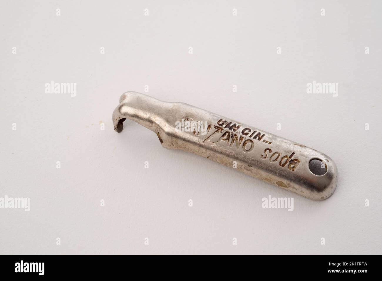 Old Bottle Top Opener - Made in Italy- Stock Photo
