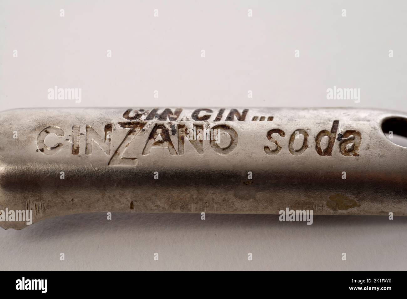 Old Bottle Top Opener Detail Made in Italy Stock Photo Alamy