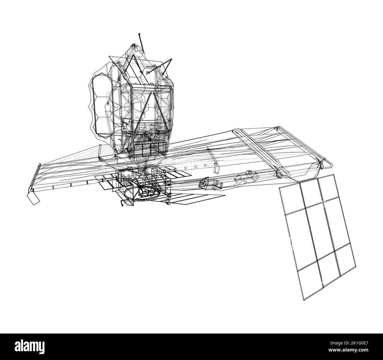 James Webb Space Telescope. Vector Stock Vector