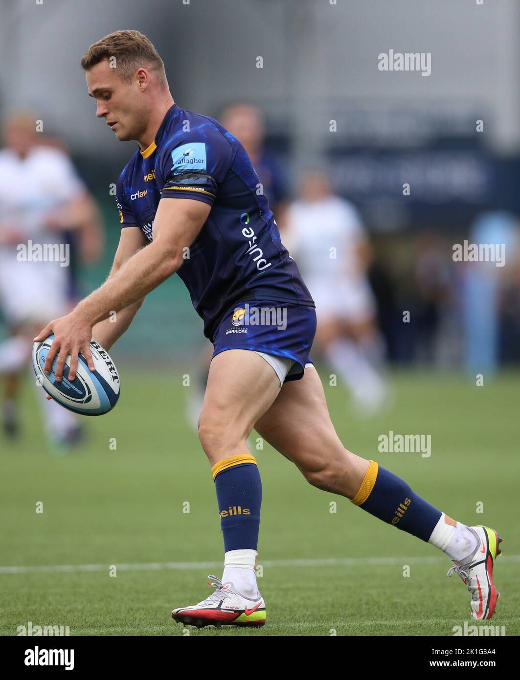 Worcester Warriors' Jamie Shillcock during the Gallagher Premiership match at Sixways Stadium, Worcester. Picture date: Sunday September 18, 2022. Stock Photo