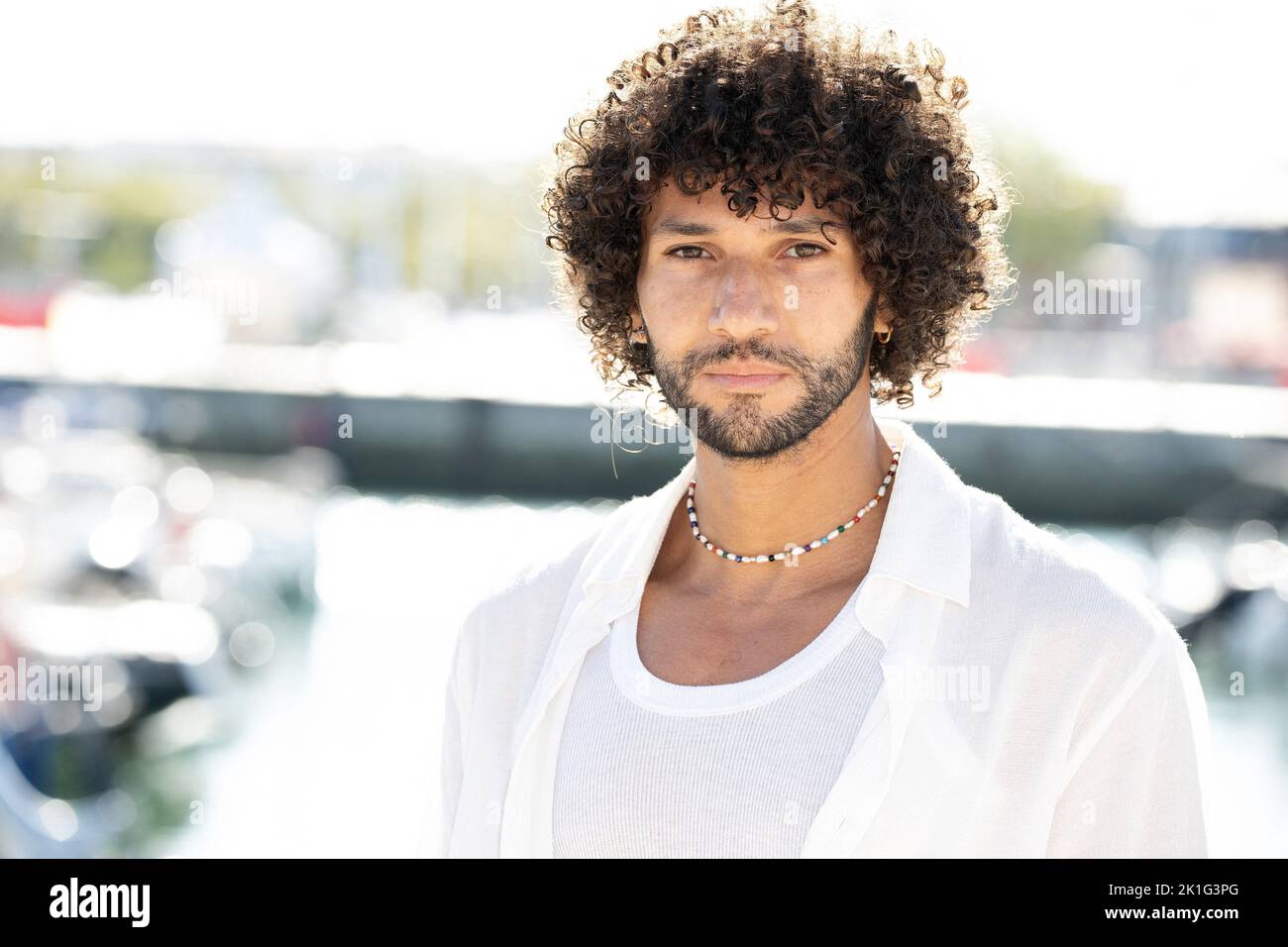 Otman Salil attends the La derniere colonie photocall during the La Rochelle Fiction Festival on September 17, 2022 in La Rochelle, France. Photo by David Niviere/ABACAPRESS.COM Stock Photo