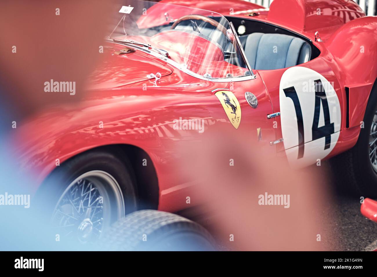 Goodwood, Chichester, UK. 18th Sep, 2022. Ferrari 75th Anniversary Celebration during the 2022 Goodwood Revival ( Credit: Gergo Toth/Alamy Live News Stock Photo
