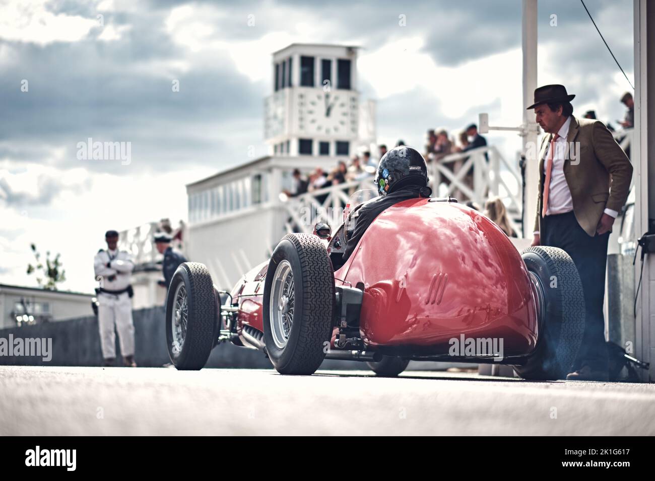 Goodwood, Chichester, UK. 18th Sept, 2022.  Ferrari 75th Anniversary Celebration during the 2022 Goodwood Revival (Photo by Gergo Toth / Alamy Live News) Stock Photo