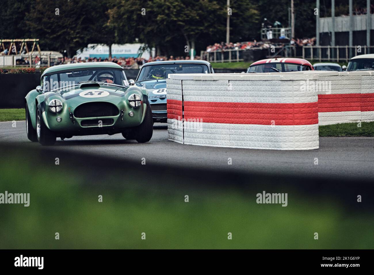 Goodwood, Chichester, UK. 18th Sept, 2022. Royal Automobile Club TT Celebration driver Romain Dumas / Bill Sheperd drives during the 2022 Goodwood Revival (Photo by Gergo Toth / Alamy Live News) Stock Photo