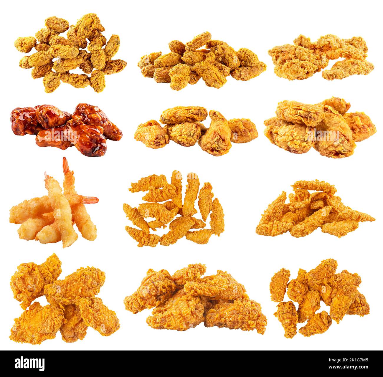 assorted-fried-chicken-and-tempura-shrimp-collage-stock-photo-alamy