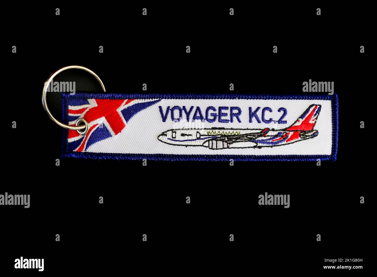 Keyring Royal Air Force VIP Voyager ZZ336 ‘Vespina’ Stock Photo