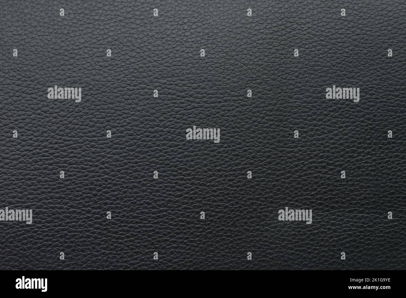 Seamless pattern of black leather surface macro close up view Stock Photo