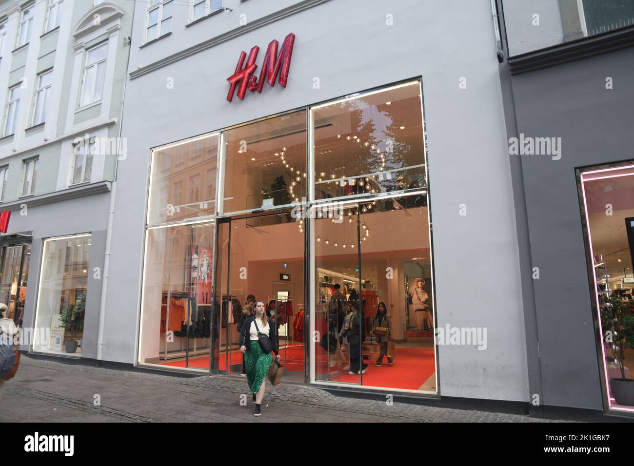 Copenhagen /Denmark/18 Sepember 2022/ Swedish retial H&M store in ...