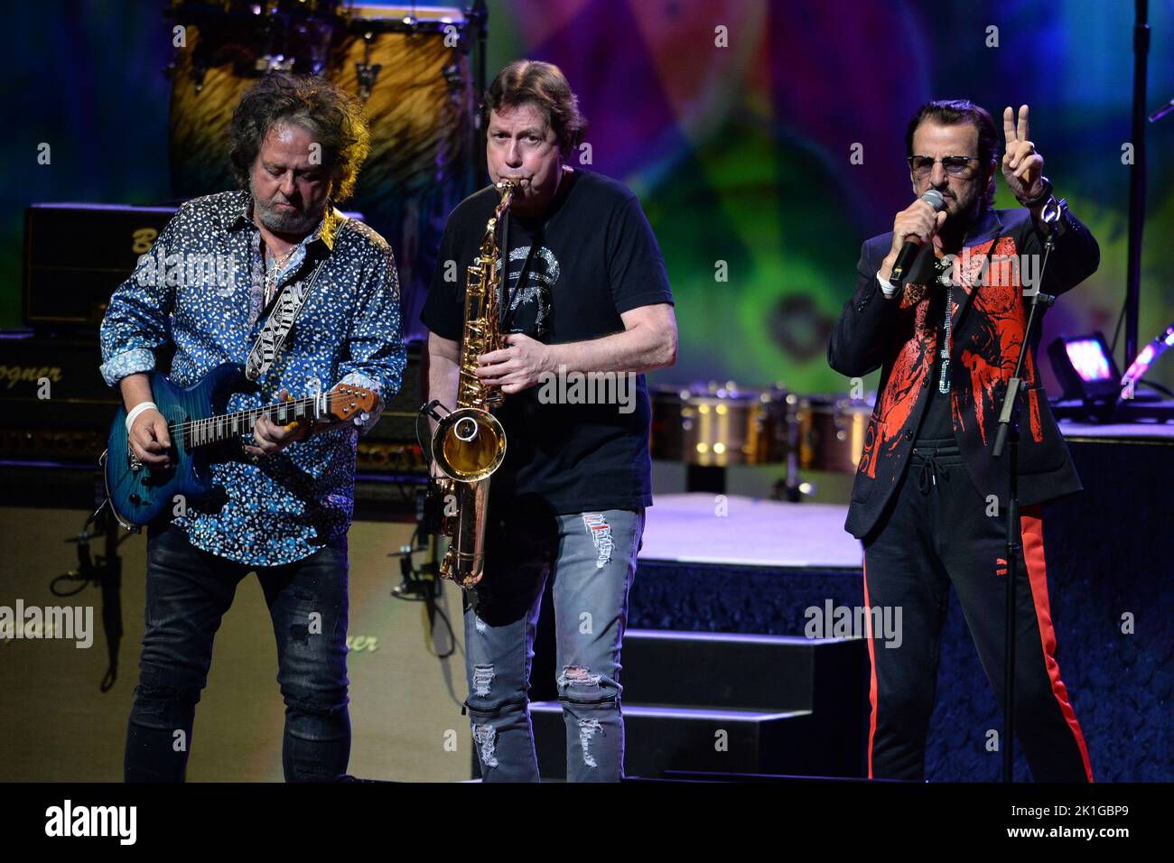 Hollywood FL, USA. 17th Sep, 2022. Ringo Starr and His All Starr Band perform at Hard Rock Live at the Seminole Hard Rock Hotel & Casino on September 17, 2022 in Hollywood, Florida. Credit: Mpi04/Media Punch/Alamy Live News Stock Photo