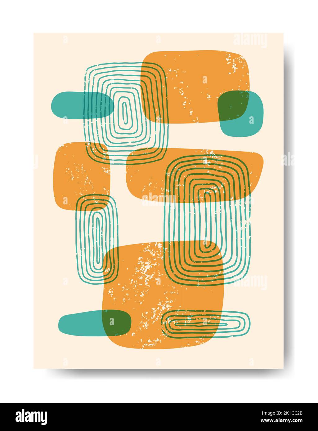 Poster with abstract geometric patterns Stock Vector Image & Art - Alamy