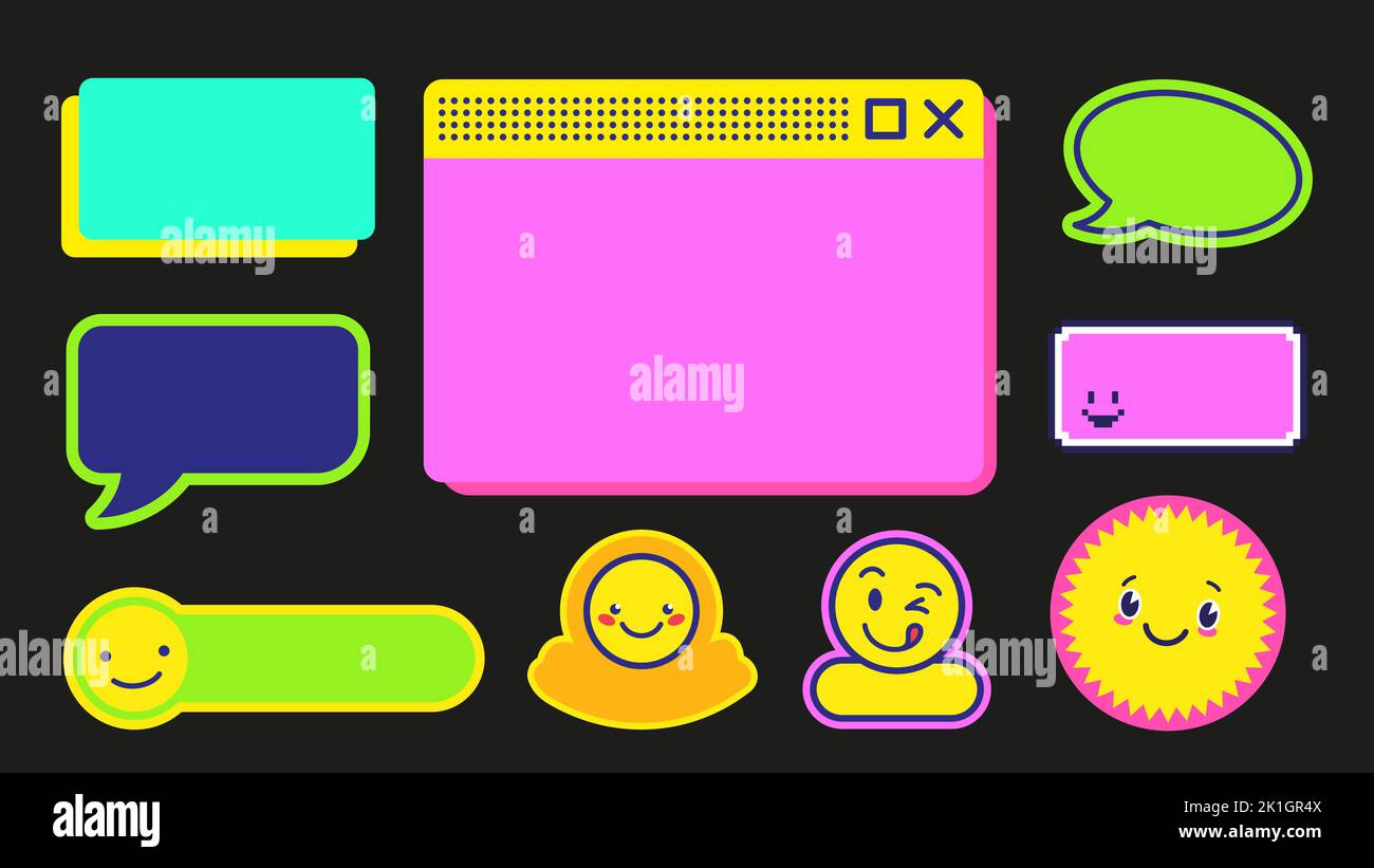 Acid Tags Computer Various acid stickers blank template for sale, kids labels for school ...
