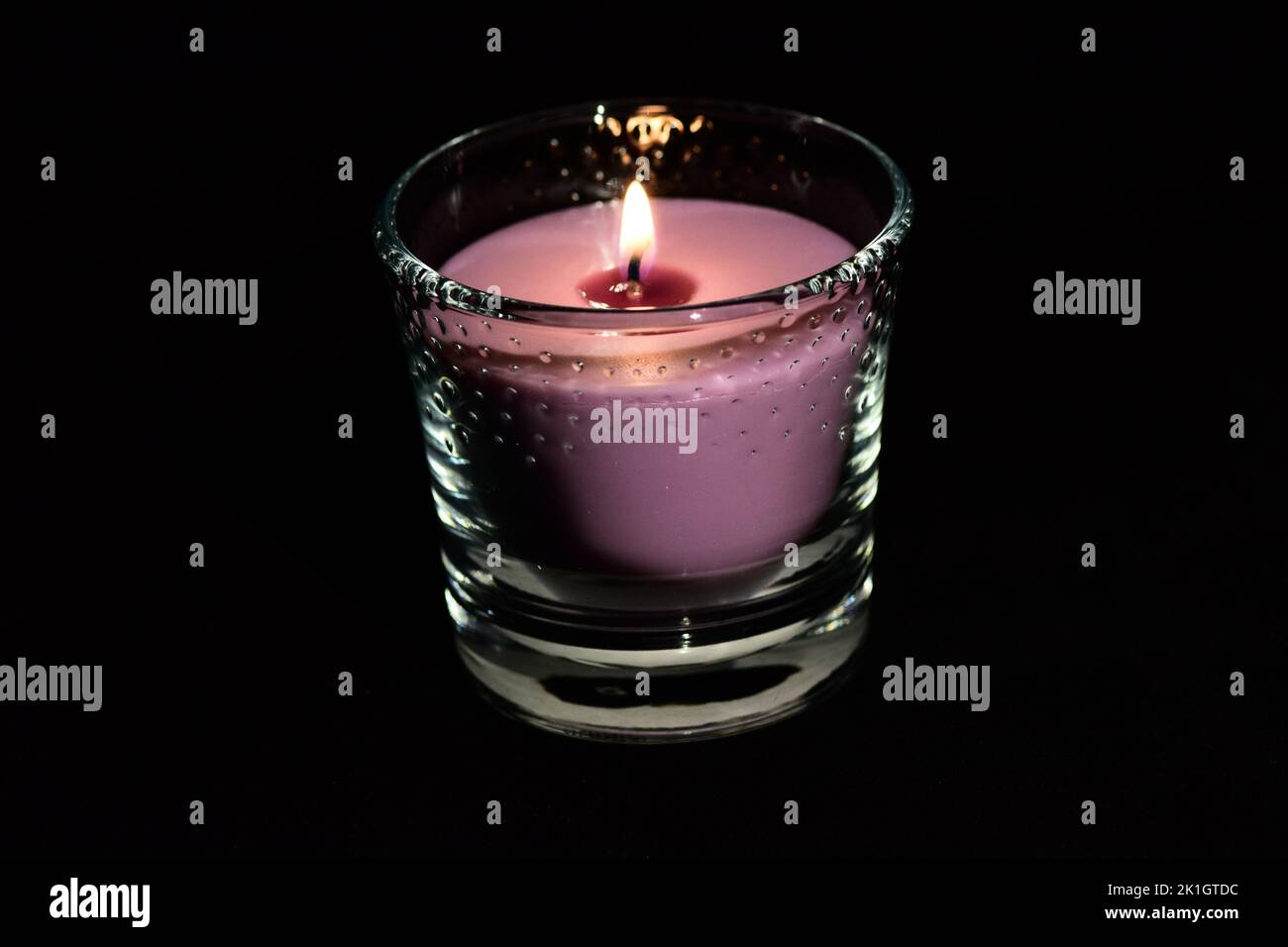 Burning candle in the jar hires stock photography and images Alamy