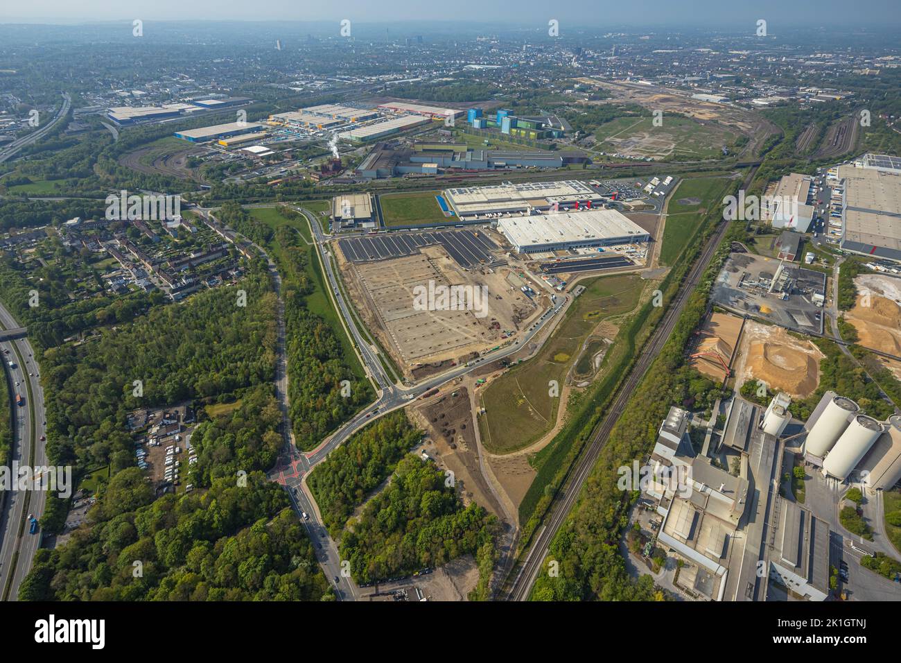 Aerial view of the DORLOG site in Dortmund , Dortmund Logistik 21