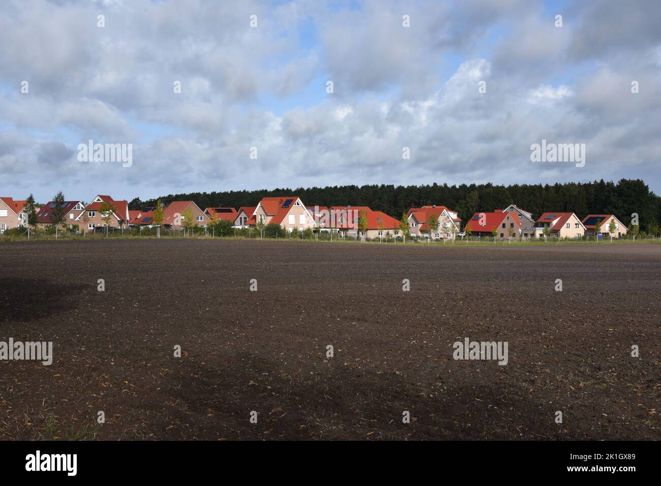 a new housing estate in germany Stock Photo Alamy