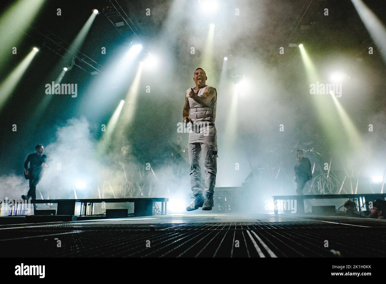 Zurich, Switzerland. 16th, September 2022. The Australian metalcore band Parkway Drive performs
