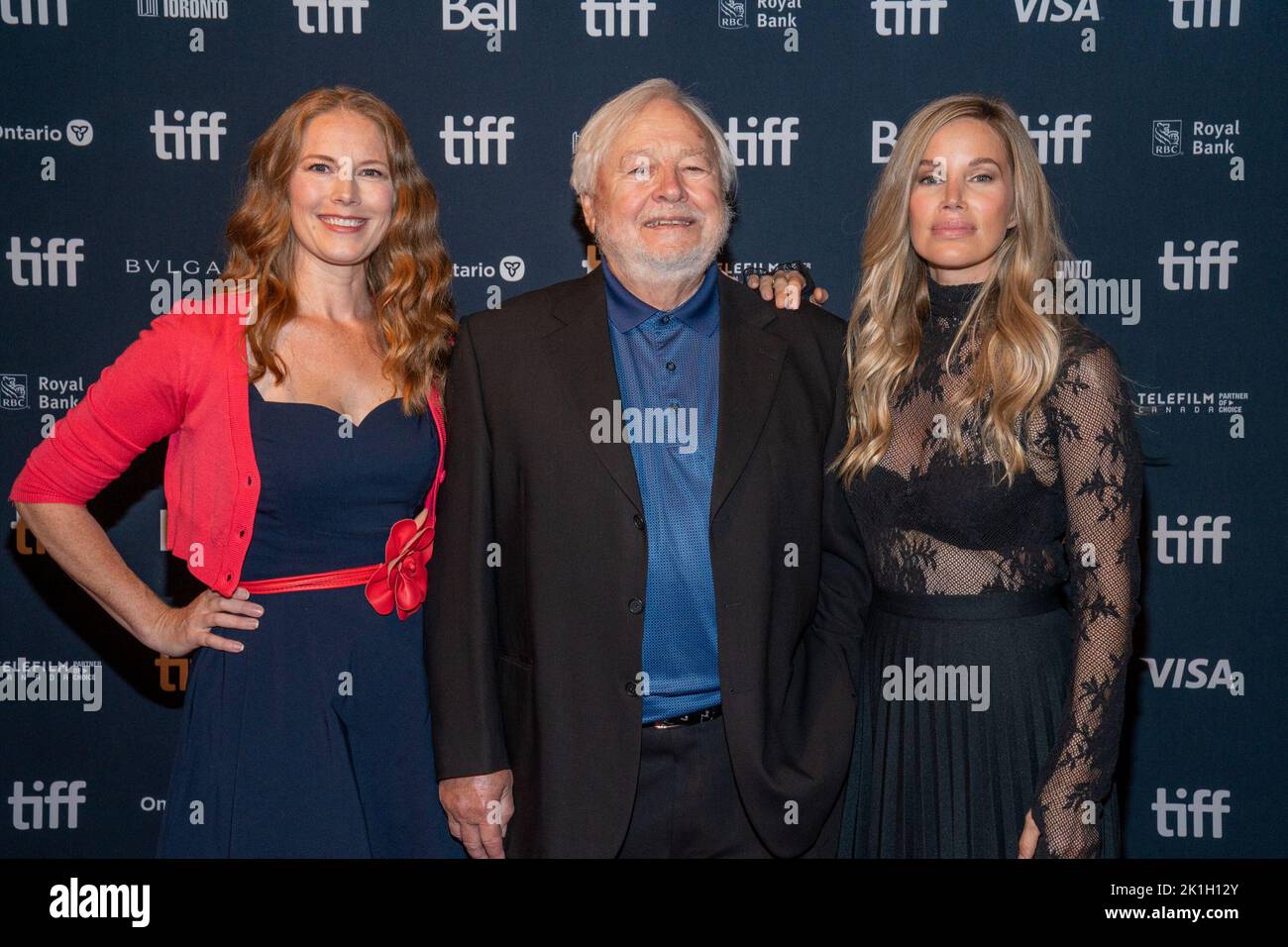 (L-R) Emily Andrews, Donald Shebib and Ashley Bryant attend the ...