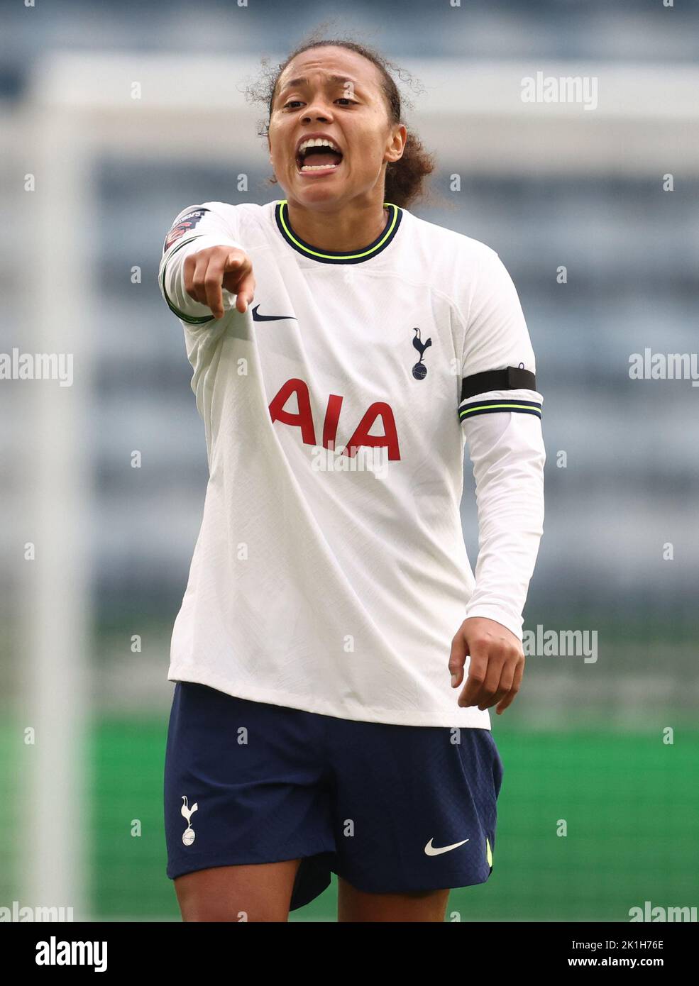 Leicester, UK. 18th September 2022.  Drew Spence of Tottenham Hotspur during the The FA Women's Super League match at the King Power Stadium, Leicester. Picture credit should read: Darren Staples / Sportimage Credit: Sportimage/Alamy Live News Stock Photo