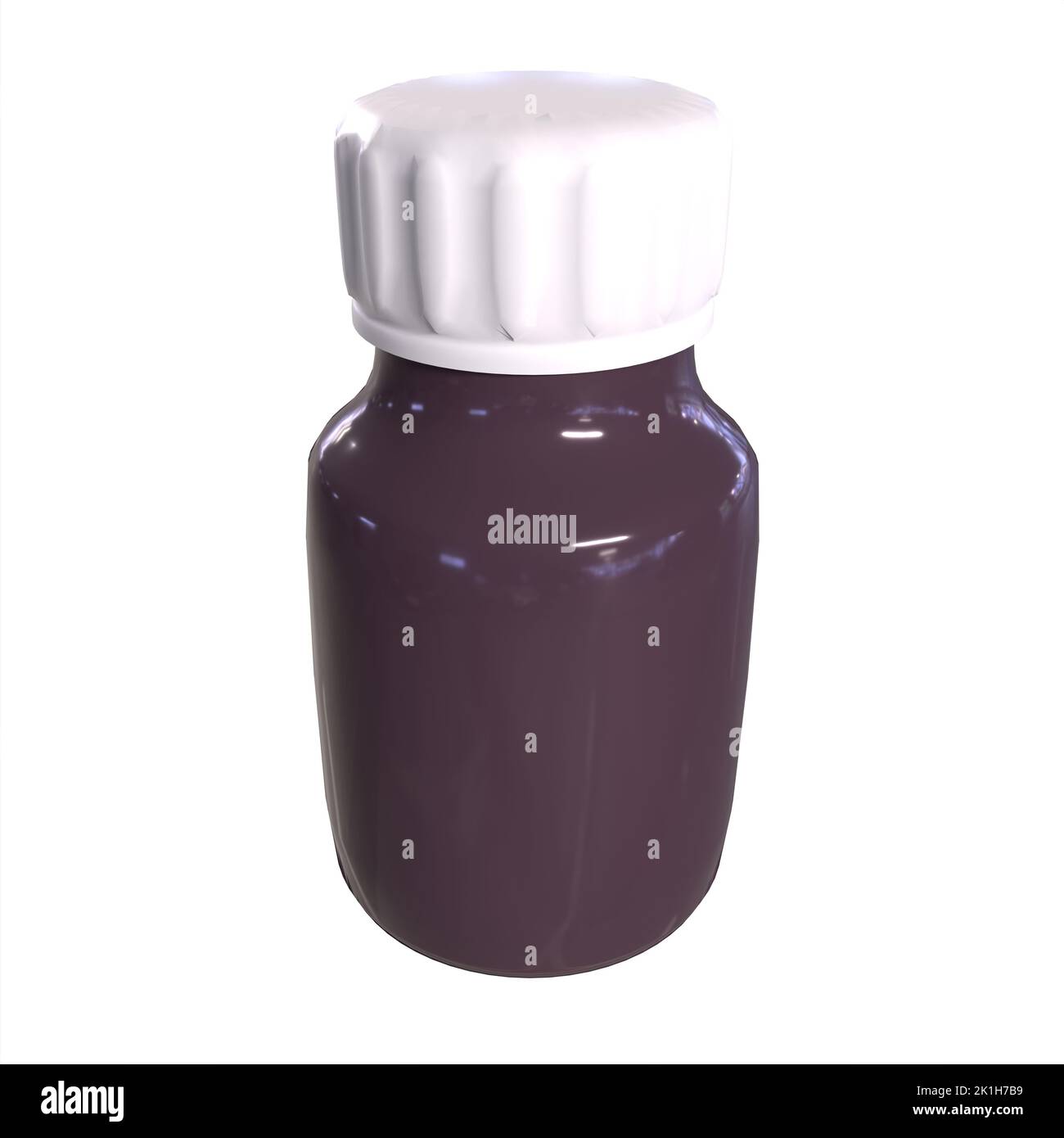 Medicine bottle 3d modelling Stock Photo