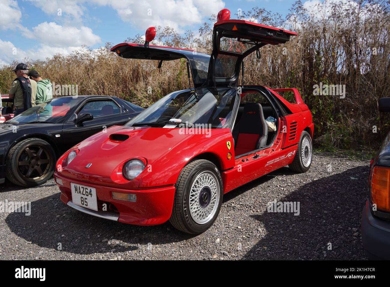 Exeter, UK-August 2022: 1993 Autozam AZ-1 at a classic car show at Greendale Farm near Exeter Stock Photo