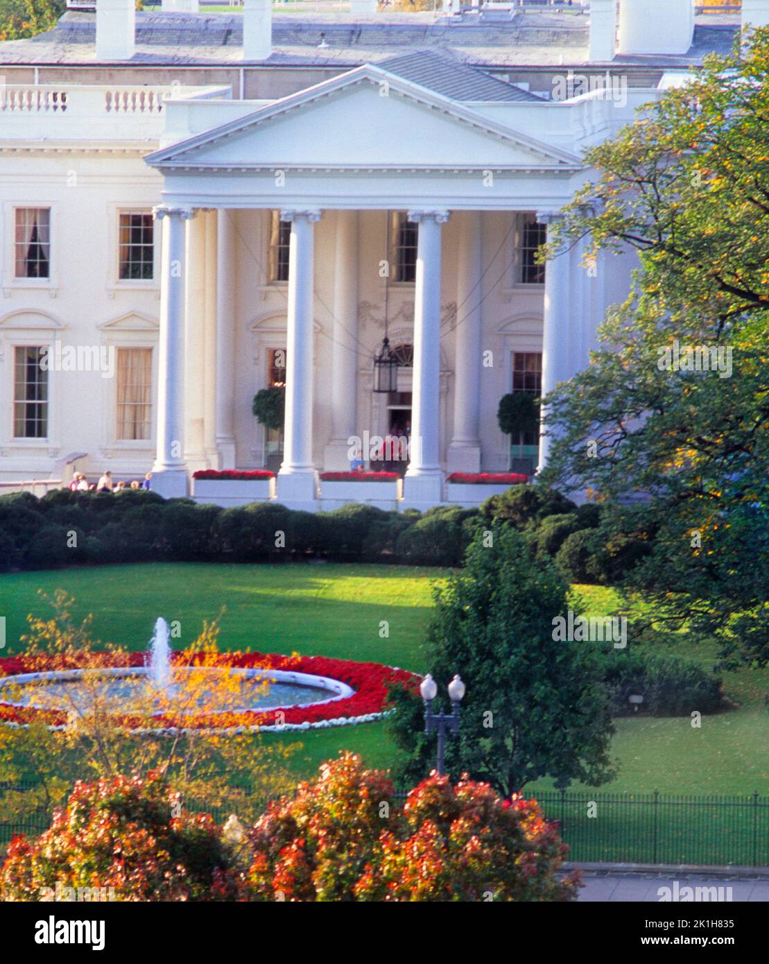 White House Washington DC USA. Residence of the President of the United States of America. Stock Photo