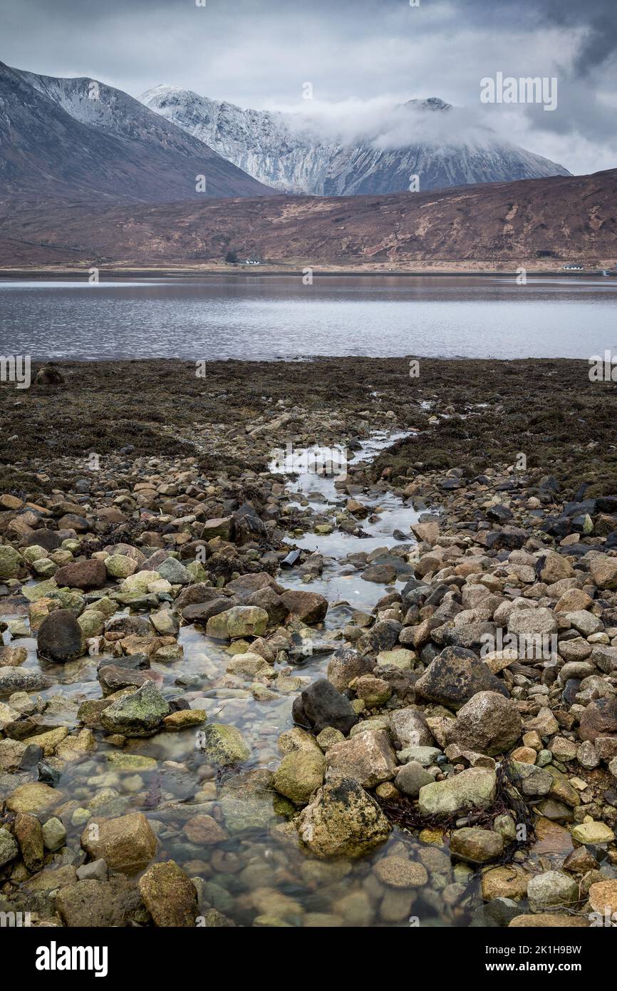 Loch Ainort on the Isle of Skye Stock Photo