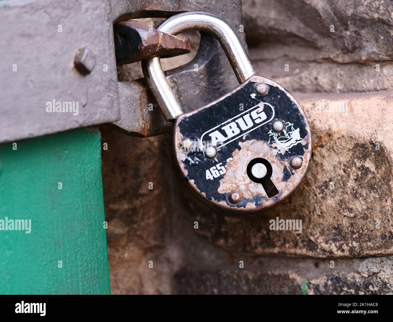 Abus combination lock hi-res stock photography and images - Alamy