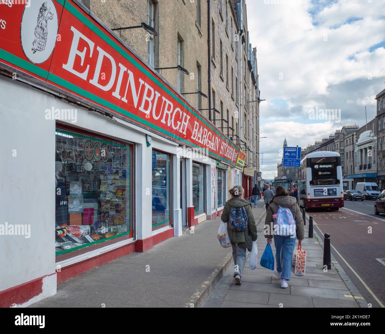 Edinburgh Bargain Stores, 5-9 St Patrick Square, Newington, Edinburgh EH8 9EZ Stock Photo