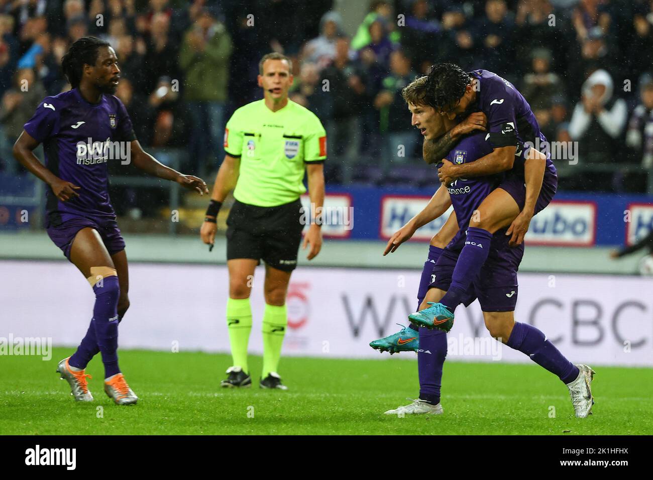 Anderlecht, Belgium. 18th Sep, 2022. Anderlecht's Yari Verschaeren