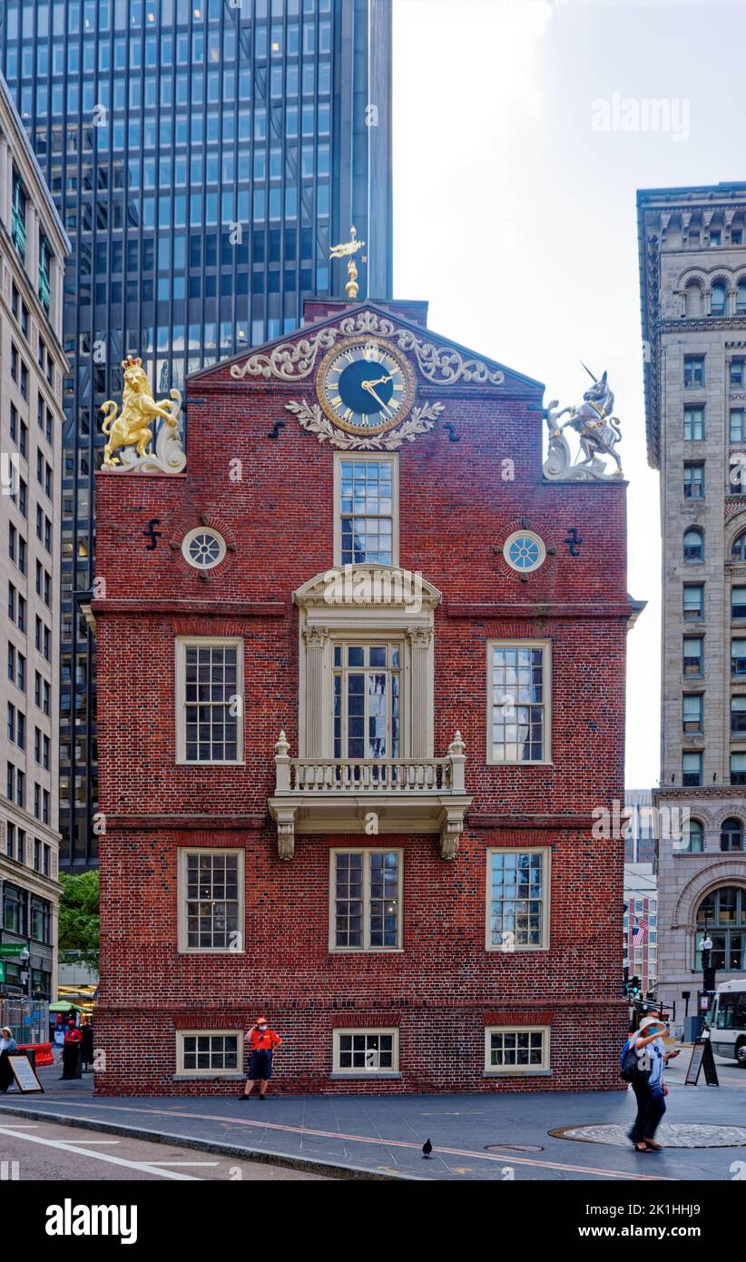 The Old State House in Boston Stock Photo