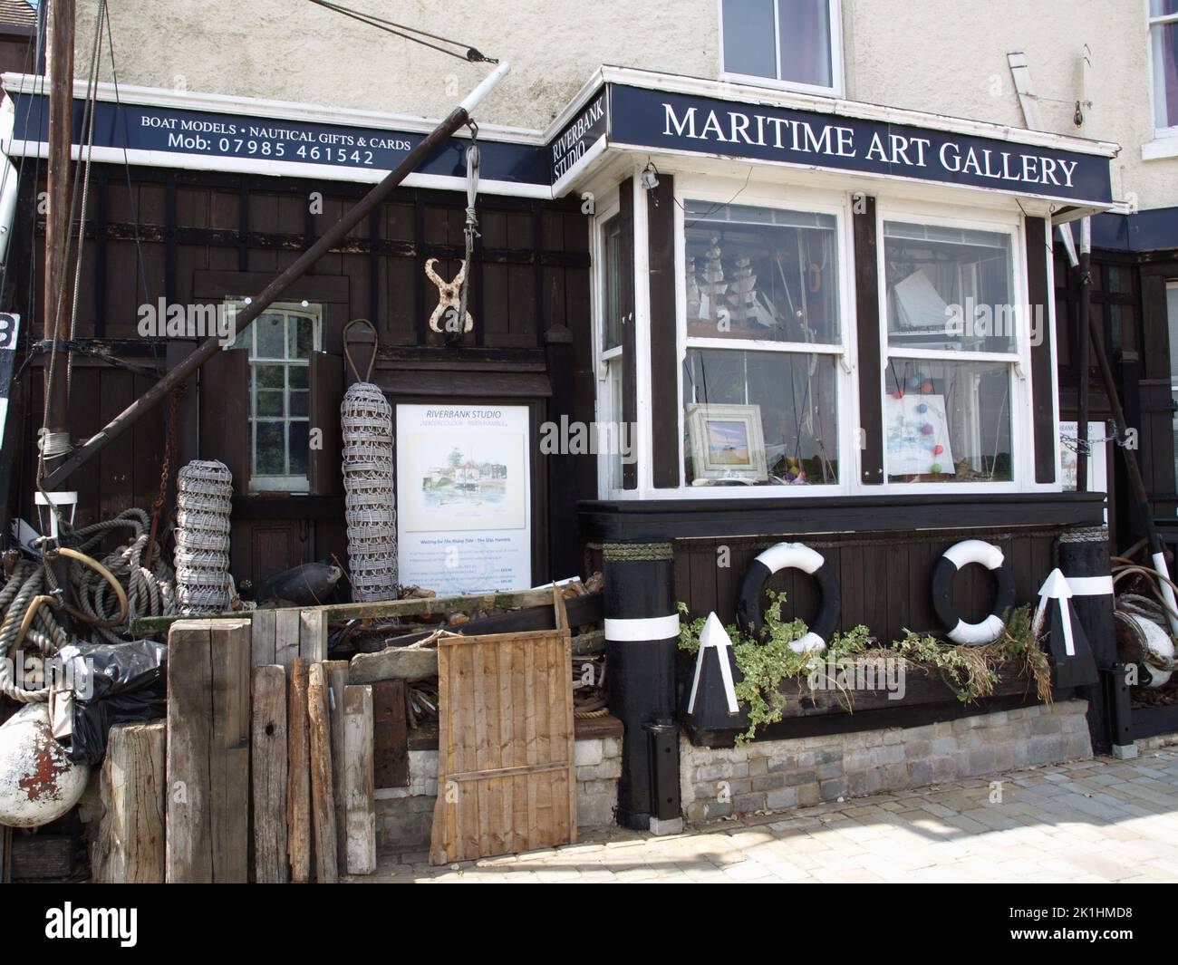 Maritime Art Gallery in Hamble, Hampshire, UK Stock Photo Alamy