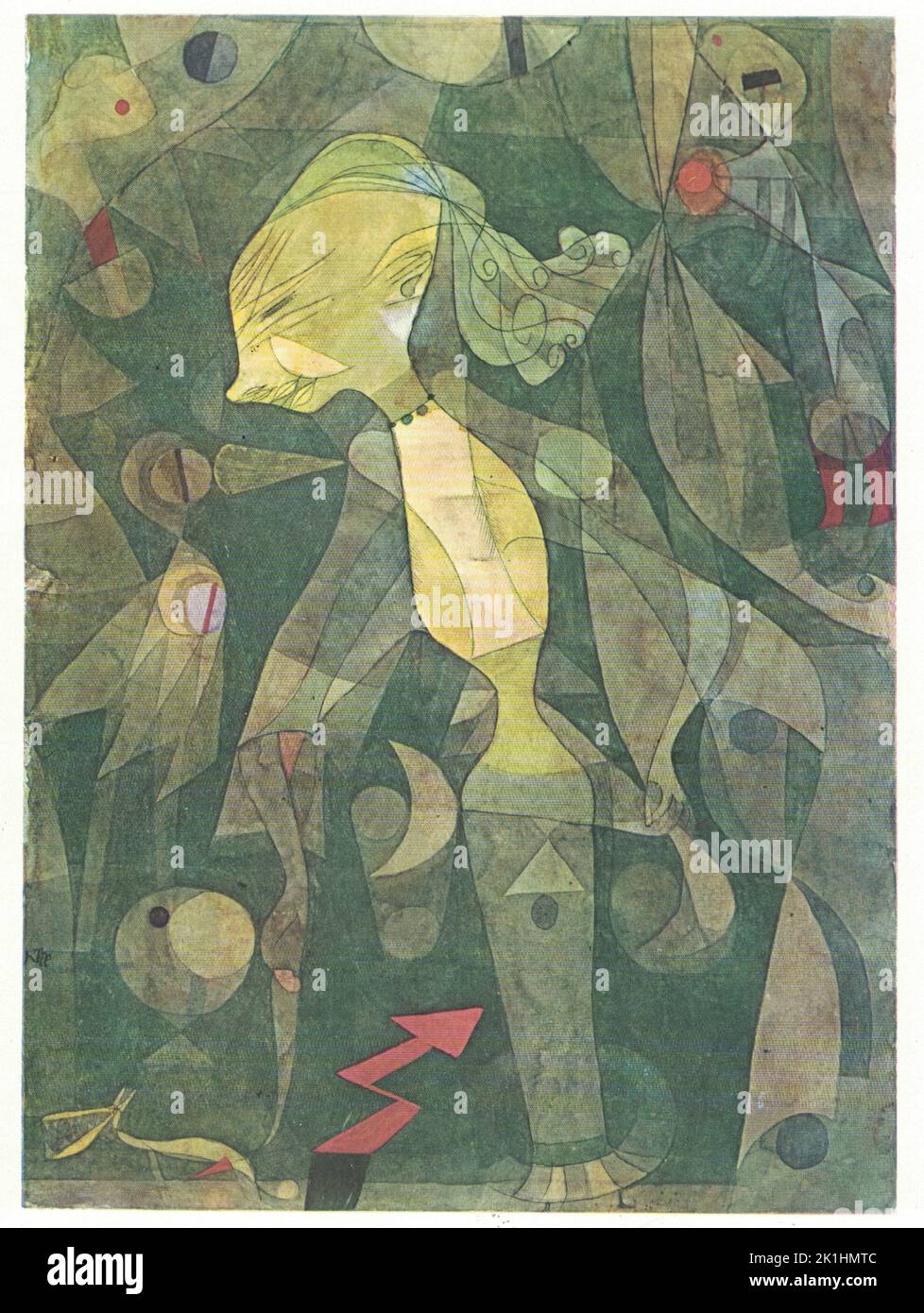 A Young Lady&rsquo;s Adventure, 1922, watercolor on paper. Painting by 