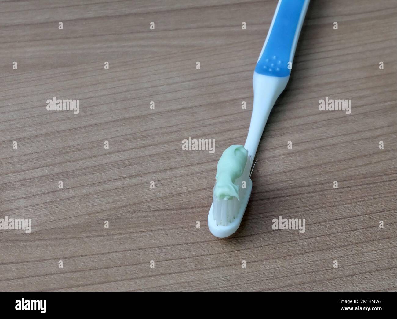 Toothbrushes with Herbal Toothpaste. An Oral Hygiene Instrument Used to