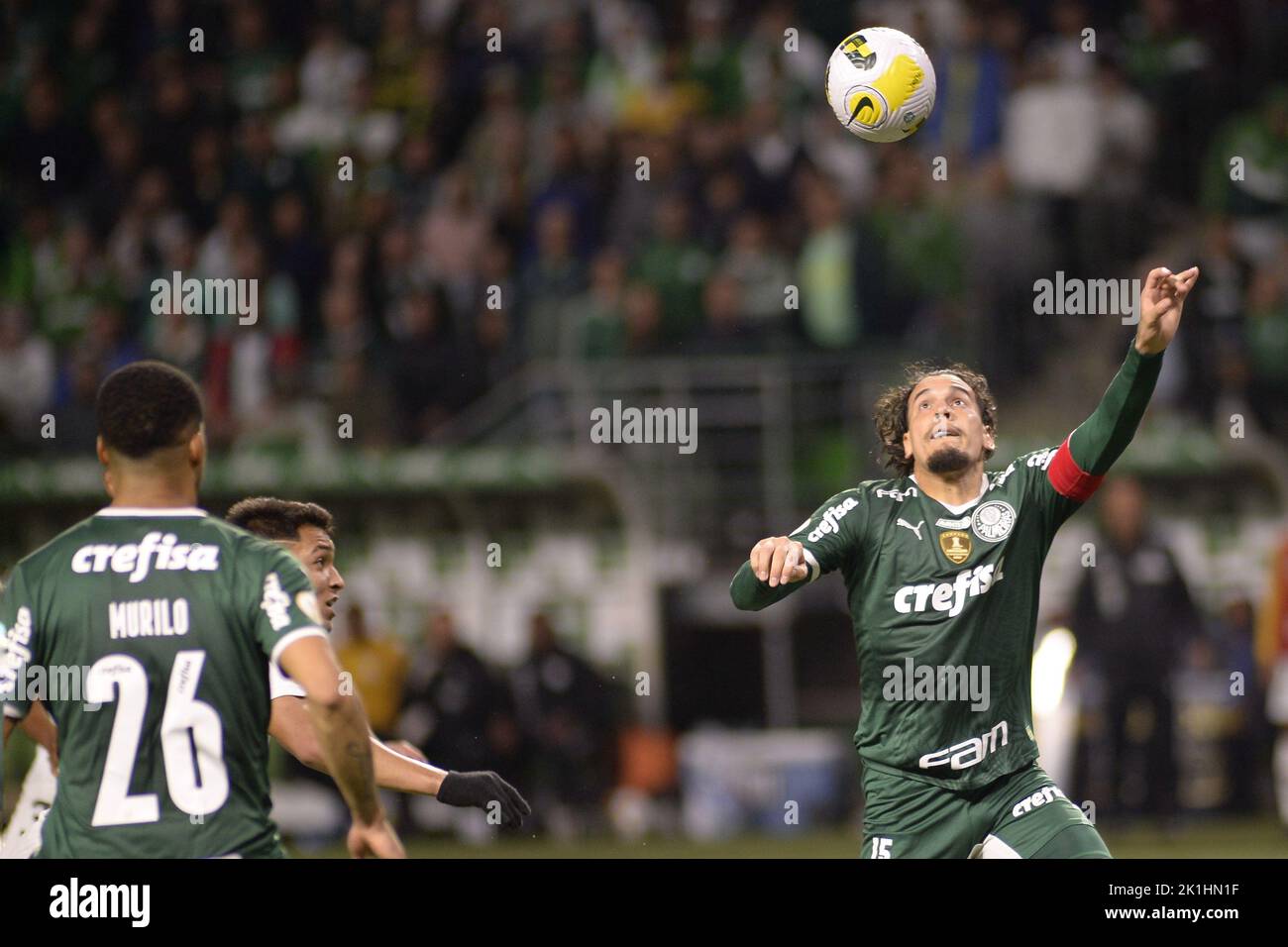 Brazil. 17th Mar, 2022. SP - Sao Paulo - 03/17/2022 - PAULISTA 2022,  PALMEIRAS X CORINTHIANS - Palmeiras player Dudu during a match against  Corinthians at the Arena Allianz Parque stadium for